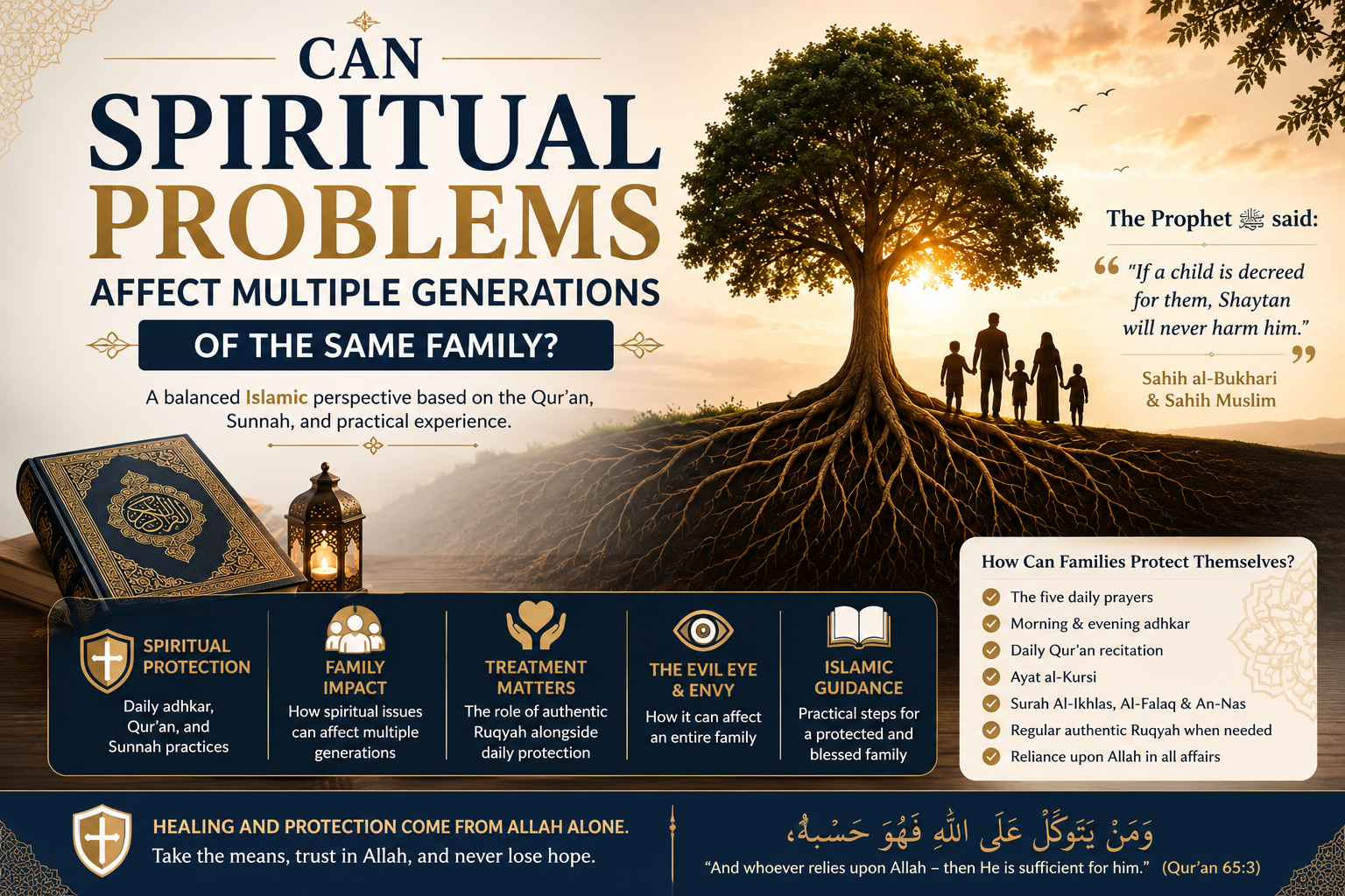 Can Spiritual Problems Affect Multiple Generations of the Same Family? Islamic perspective on family spiritual problems, evil eye, and Ruqyah treatment.