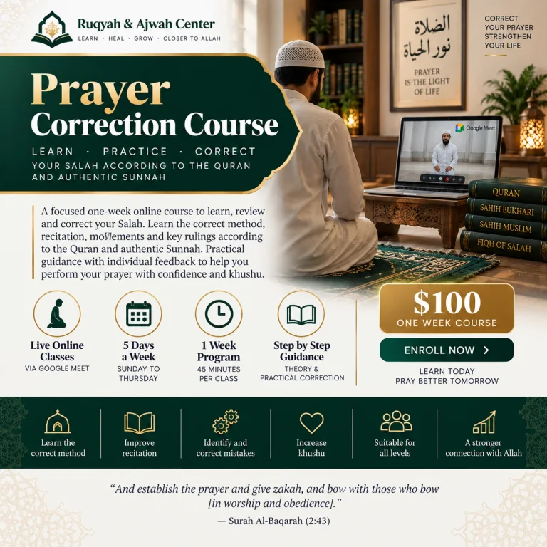 Prayer Correction Course